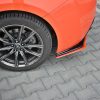 Toyota GT86 - Splitters laterais traseiros V.2 | TO-GT86-1F-RSD1RRED+RSD1G | Produto Maxton Design distribuído por Unicartuning.