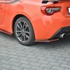 Toyota GT86 - Splitters laterais traseiros V.2 | TO-GT86-1F-RSD1RRED+RSD1G | Produto Maxton Design distribuído por Unicartuning.