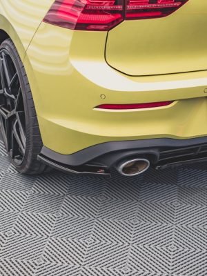 Volkswagen Golf GTI ClubSport Mk8 (facelift) - Splitters laterais traseiros V.2 | VW-GO-8-GTI-CS-RSD2G | Produto Maxton Design distribuído por Unicartuning.