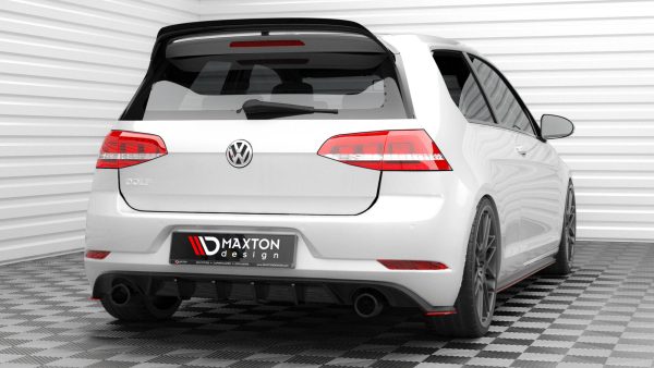 Volkswagen Golf GTI Mk7 (facelift) - Splitters laterais traseiros V.2 | VW-GO-7F-GTI-RSD2G | Produto Maxton Design distribuído por Unicartuning.
