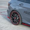 BMW 1 F40 Pack M - Splitters laterais traseiros V.2 | BM-1-40-MPACK-RSD3RED | Produto Maxton Design distribuído por Unicartuning.
