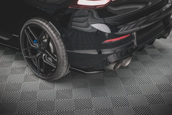 Volkswagen Golf R Mk8 - Splitters laterais traseiros V.2 | VW-GO-8-R-RSD2G | Produto Maxton Design distribuído por Unicartuning.