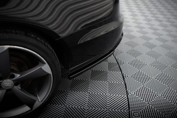 Audi A6 Avant / Sedan C7 - Splitters laterais traseiros V.3 | AU-A6-C7-AV-RSD3G | Produto Maxton Design distribuído por Unicartuning.