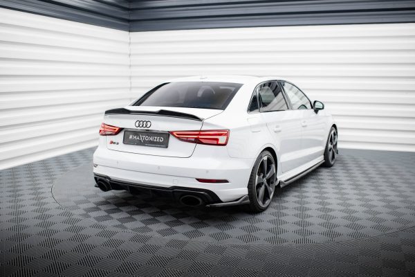 Audi RS3 Sedan 8V (facelift) - Splitters laterais traseiros V.3 | AU-RS3-8VF-S-RSD3G | Produto Maxton Design distribuído por Unicartuning. Audi RS3 Sedan 8V (facelift) - Splitters laterais traseiros V.3 | AU-RS3-8VF-S-RSD3G | Produto Maxton Design distribuído por Unicartuning.