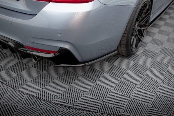 BMW 4 Coupé Pack M F32 - Splitters laterais traseiros V.4 | BM-4-F32-MPACK-RSD4G | Produto Maxton Design distribuído por Unicartuning.