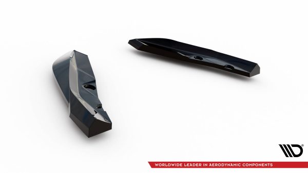 BMW M135i F70 - Splitters laterais traseiros V.4 | BM-1-70-M-RSD4G | Produto Maxton Design distribuído por Unicartuning.