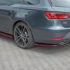 Seat Leon Cupra Mk3 Fl Sportstourer - Splitters laterais traseiros V.4 | SELE3FCUST-RSD1RRED+RSD1G | Produto Maxton Design distribuído por Unicartuning. Seat Leon Cupra Mk3 Fl Sportstourer - Splitters laterais traseiros V.4 | SELE3FCUST-RSD1RRED+RSD1G | Produto Maxton Design distribuído por Unicartuning.