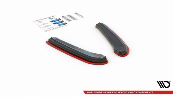 Seat Leon Cupra Mk3 Fl Sportstourer - Splitters laterais traseiros V.4 | SELE3FCUST-RSD1RRED+RSD1G | Produto Maxton Design distribuído por Unicartuning. Seat Leon Cupra Mk3 Fl Sportstourer - Splitters laterais traseiros V.4 | SELE3FCUST-RSD1RRED+RSD1G | Produto Maxton Design distribuído por Unicartuning.