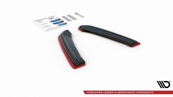 Seat Leon Cupra Mk3 Fl Sportstourer - Splitters laterais traseiros V.4 | SELE3FCUST-RSD1RRED+RSD1G | Produto Maxton Design distribuído por Unicartuning. Seat Leon Cupra Mk3 Fl Sportstourer - Splitters laterais traseiros V.4 | SELE3FCUST-RSD1RRED+RSD1G | Produto Maxton Design distribuído por Unicartuning.