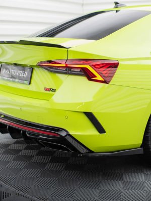 Skoda Octavia RS Liftback / Combi Mk4 (facelift) - Splitters laterais traseiros V.4 | SK-OC-4-RS-RSD4G | Produto Maxton Design distribuído por Unicartuning.