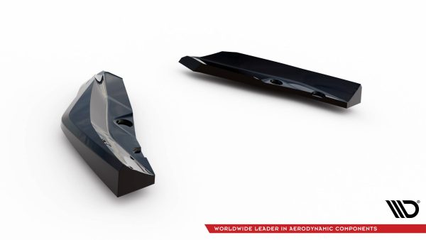 BMW M135i F70 - Splitters laterais traseiros V.5 | BM-1-70-M-RSD5G | Produto Maxton Design distribuído por Unicartuning.