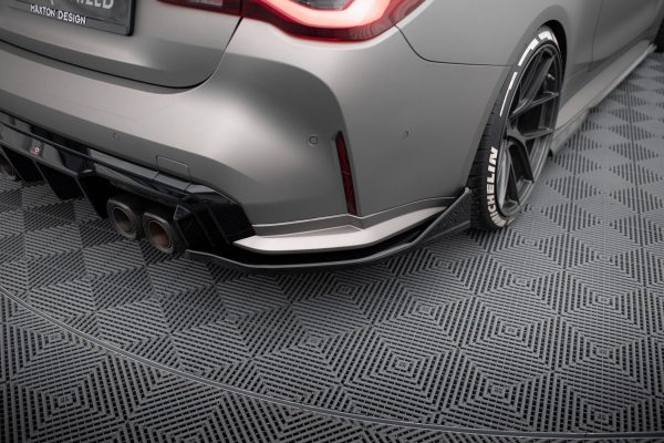 BMW M4 G82 - Splitters laterais traseiros V.5 (para Difusor v.1) | BM-4-G82-M-RSD5G | Produto Maxton Design distribuído por Unicartuning. BMW M4 G82 - Splitters laterais traseiros V.5 (para Difusor v.1) | BM-4-G82-M-RSD5G | Produto Maxton Design distribuído por Unicartuning.