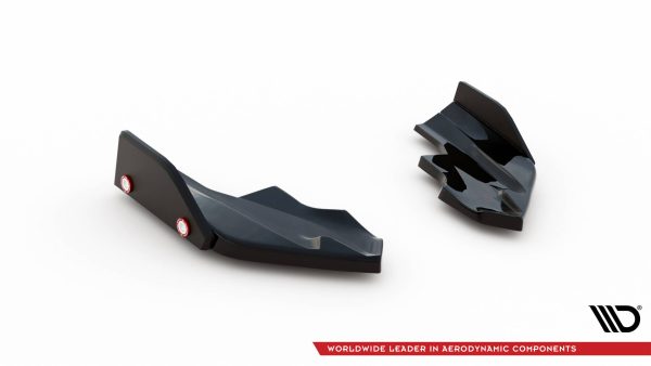 Volkswagen Golf Mk8 - Splitters laterais traseiros V.6 | VW-GO-8-R-RSD6G+RSF1B | Produto Maxton Design distribuído por Unicartuning.