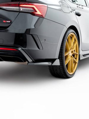 Skoda Octavia RS Liftback / Combi Mk4 / Mk4 (facelift) - Splitters laterais traseiros V.8 | SK-OC-4F-RS-RSD4G | Produto Maxton Design distribuído por Unicartuning.