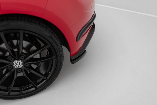Volkswagen Golf R / R-line Mk7 (facelift) - Splitters laterais traseiros | VW-GO-7F-R-RSD1RED | Produto Maxton Design distribuído por Unicartuning.