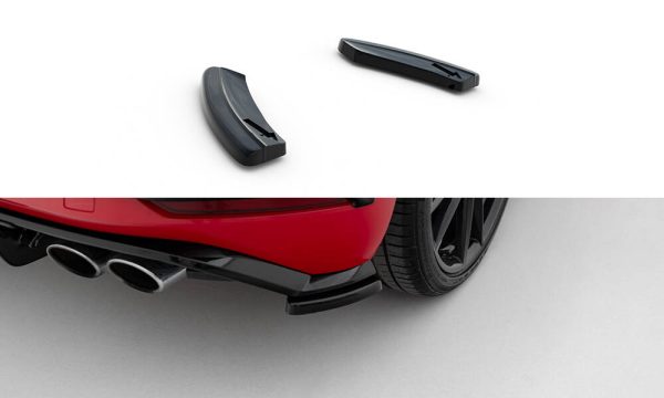 Volkswagen Golf R / R-line Mk7 (facelift) - Splitters laterais traseiros | VW-GO-7F-R-RSD1RED | Produto Maxton Design distribuído por Unicartuning.