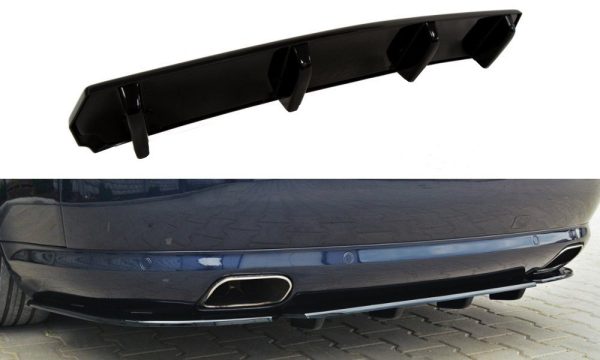 Audi A8 W12 D3 - Difusor traseiro | AU-S8-D3-RD1+RD2G | Produto Maxton Design distribuído por Unicartuning.