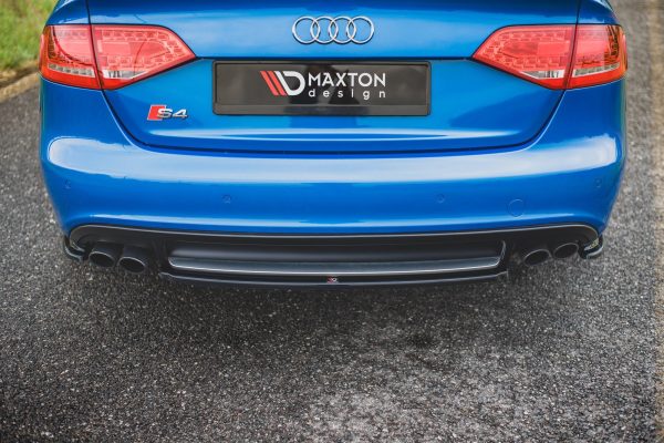 Audi S4 / A4 S-Line B8 Sedan - Difusor traseiro | AU-S4-B8-RD1G | Produto Maxton Design distribuído por Unicartuning.