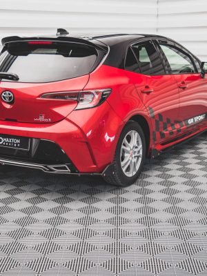 Toyota Corolla GR Sport Hatchback XII - Difusor traseiro + Splitters | TO-CO-12-HB-GR-RD1G+RSF | Produto Maxton Design distribuído por Unicartuning.