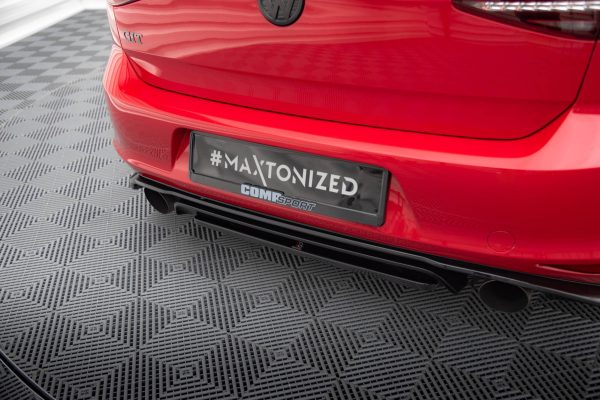 Volkswagen Golf Mk7 GTI ClubSport  - Difusor traseiro | VW-GO-7-GTI-CS-RD1RED | Produto Maxton Design distribuído por Unicartuning.