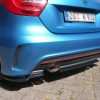 Mercedes-Benz W176 AMG-line Preface - Difusor traseiro (sem barras verticais) | ME-A-176-AMGLINE-RD1G | Produto Maxton Design distribuído por Unicartuning.