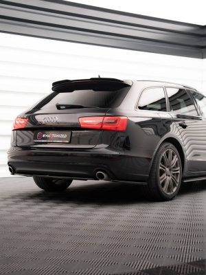 Audi A6 Avant / Sedan C7 - Difusor traseiro | AU-A6-C7-AV-RD1G | Produto Maxton Design distribuído por Unicartuning.