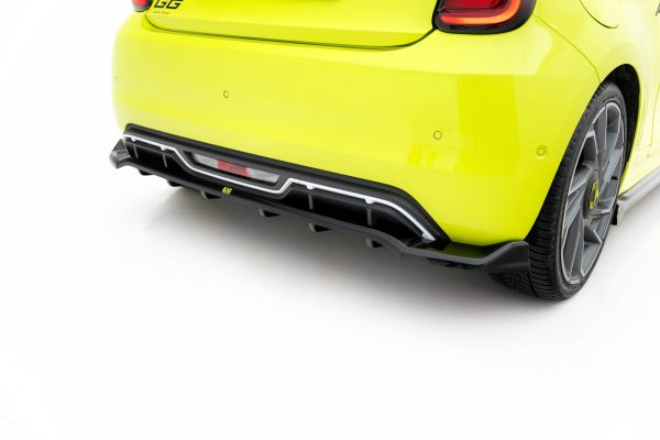 Abarth 500e - Difusor traseiro | FI-500E-2-AB-RD1G+RD2G | Produto Maxton Design distribuído por Unicartuning.