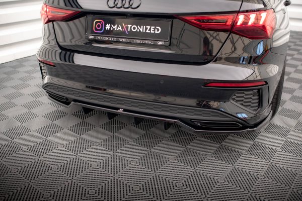 Audi A3 S-Line Sedan 8Y - Difusor traseiro | AU-A3-8Y-SLINE-S-RD1G+RD2G | Produto Maxton Design distribuído por Unicartuning. Audi A3 S-Line Sedan 8Y - Difusor traseiro | AU-A3-8Y-SLINE-S-RD1G+RD2G | Produto Maxton Design distribuído por Unicartuning.