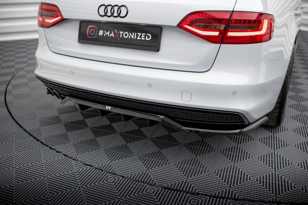 Audi A4 Competition B8 (facelift) - Difusor traseiro | AU-A4-B8F-COMP-RSD1G+RD1G | Produto Maxton Design distribuído por Unicartuning.