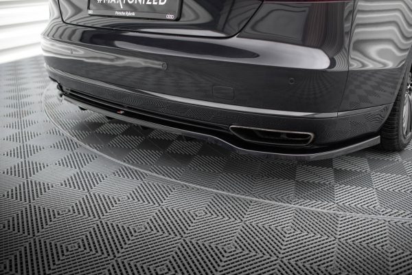 Audi A8 D4 (facelift) - Difusor traseiro | AU-A8-D4F-RD1G+RD2G | Produto Maxton Design distribuído por Unicartuning.