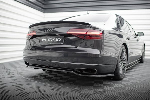 Audi A8 D4 (facelift) - Difusor traseiro | AU-A8-D4F-RD1G+RD2G | Produto Maxton Design distribuído por Unicartuning.