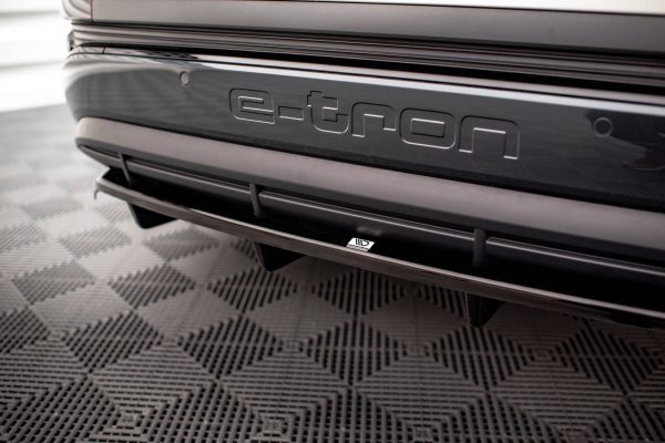 Audi Q4 E-tron Sportback S-Line Mk1 - Difusor traseiro | AU-Q4-ETRON-1-SB-RD1G+RD2G | Produto Maxton Design distribuído por Unicartuning.