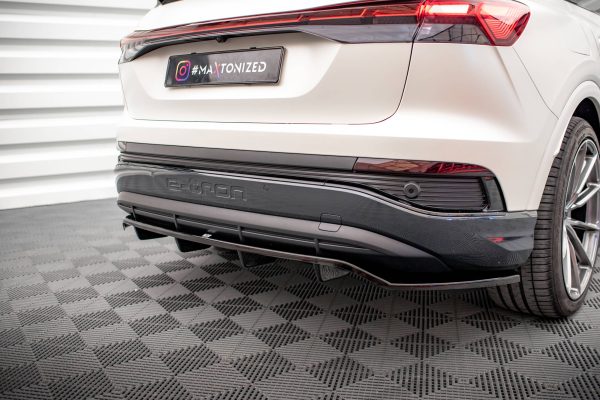 Audi Q4 E-tron Sportback S-Line Mk1 - Difusor traseiro | AU-Q4-ETRON-1-SB-RD1G+RD2G | Produto Maxton Design distribuído por Unicartuning.