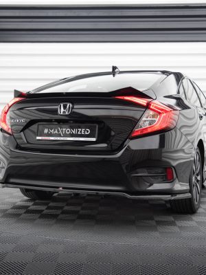 Honda Civic Sedan Mk10 / Mk10 (facelift) - Difusor traseiro | HO-CI-10-RD1G+RD2G | Produto Maxton Design distribuído por Unicartuning.