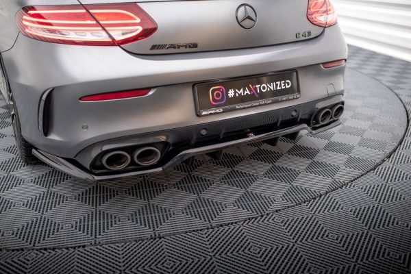 Mercedes-AMG C43 Coupé / Cabrio C205 (facelift) / A205 (facelift) - Difusor traseiro | ME-C-205F-43-C-RD1G+RD2G | Produto Maxton Design distribuído por Unicartuning. Mercedes-AMG C43 Coupé / Cabrio C205 (facelift) / A205 (facelift) - Difusor traseiro | ME-C-205F-43-C-RD1G+RD2G | Produto Maxton Design distribuído por Unicartuning.