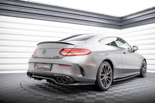 Mercedes-AMG C43 Coupé / Cabrio C205 (facelift) / A205 (facelift) - Difusor traseiro | ME-C-205F-43-C-RD1G+RD2G | Produto Maxton Design distribuído por Unicartuning. Mercedes-AMG C43 Coupé / Cabrio C205 (facelift) / A205 (facelift) - Difusor traseiro | ME-C-205F-43-C-RD1G+RD2G | Produto Maxton Design distribuído por Unicartuning.