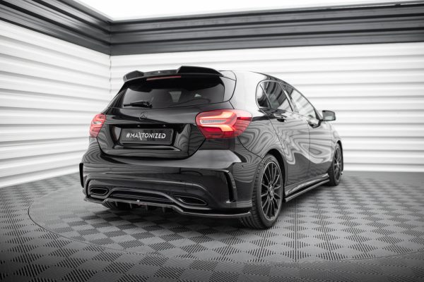 Mercedes-Benz Classe A AMG-line W176 Facelif - Difusor traseiro | ME-A-176F-AMGLINE-RD1G+RD2G | Produto Maxton Design distribuído por Unicartuning.