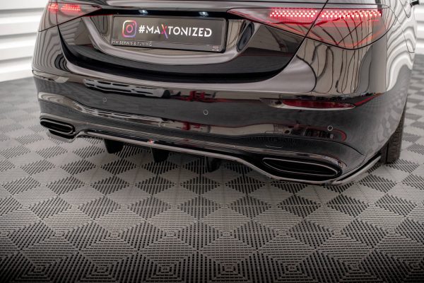 Mercedes-Benz S Long AMG-line V223 - Difusor traseiro | ME-S-223-AMGLINE-RD1G+RD2G | Produto Maxton Design distribuído por Unicartuning. Mercedes-Benz S Long AMG-line V223 - Difusor traseiro | ME-S-223-AMGLINE-RD1G+RD2G | Produto Maxton Design distribuído por Unicartuning.