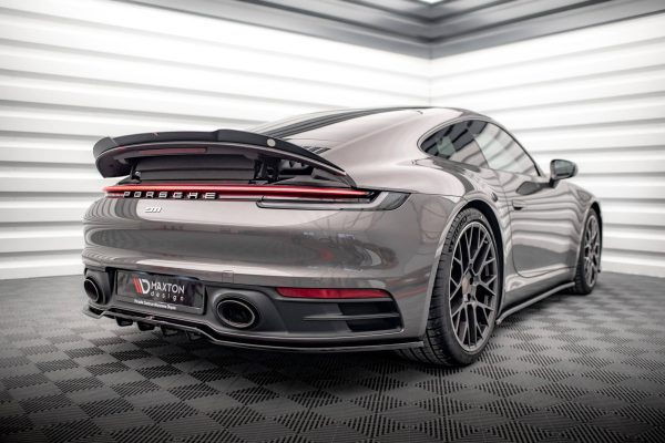 Porsche 911 Carrera 4s 992 - Difusor traseiro | PO-911-992-CA-4S-RD1G+RD2G | Produto Maxton Design distribuído por Unicartuning.