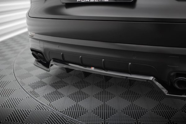 Porsche Cayenne Sport Design Mk3 / Standard Mk3 (facelift) - Difusor traseiro | PO-CAY-3-SPORT-RD1G+RD2G | Produto Maxton Design distribuído por Unicartuning.