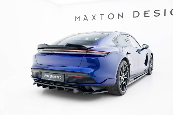 Porsche Taycan Turbo S Mk1 - Difusor traseiro | PO-TAY-1-TURBO-S-RD1G+RD2G | Produto Maxton Design distribuído por Unicartuning.
