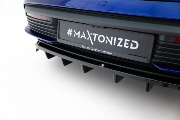Porsche Taycan Turbo S Mk1 - Difusor traseiro | PO-TAY-1-TURBO-S-RD1G+RD2G | Produto Maxton Design distribuído por Unicartuning.