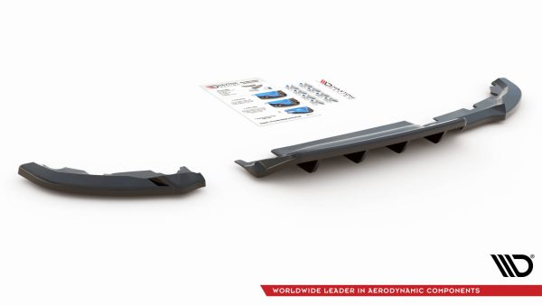 Renault Clio RS Line Mk5 - Difusor traseiro | RE-CL-5-RSD1G+RD1G | Produto Maxton Design distribuído por Unicartuning.