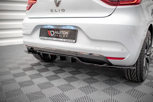 Renault Clio RS Line Mk5 - Difusor traseiro | RE-CL-5-RSD1G+RD1G | Produto Maxton Design distribuído por Unicartuning.