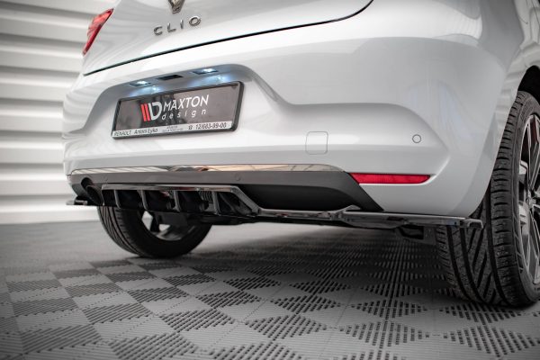 Renault Clio RS Line Mk5 - Difusor traseiro | RE-CL-5-RSD1G+RD1G | Produto Maxton Design distribuído por Unicartuning.