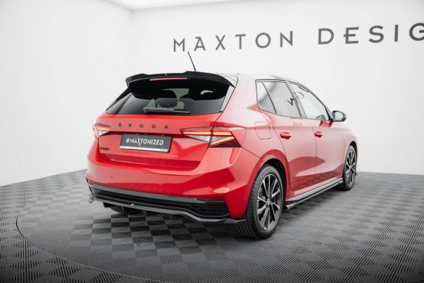 Skoda Fabia Monte Carlo Mk4 - Difusor traseiro | SK-FA-4-MC-RD1G+RD2G | Produto Maxton Design distribuído por Unicartuning.