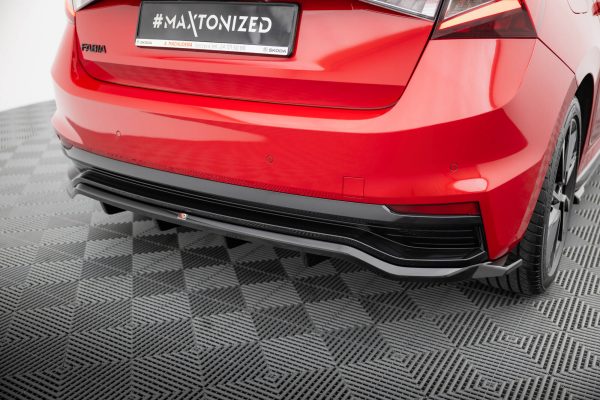 Skoda Fabia Monte Carlo Mk4 - Difusor traseiro | SK-FA-4-MC-RD1G+RD2G | Produto Maxton Design distribuído por Unicartuning.
