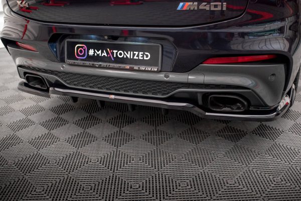 BMW X4 M40i G02 - Difusor traseiro V.2 | BM-X4-02-MPACK-RD2G+RD3G | Produto Maxton Design distribuído por Unicartuning.