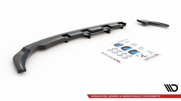 Volkswagen Polo GTI / R-line Mk6 - Difusor traseiro | VW-PO-6-GTI-RSD2G+RD1G | Produto Maxton Design distribuído por Unicartuning.
