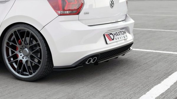 Volkswagen Polo GTI / R-line Mk6 - Difusor traseiro | VW-PO-6-GTI-RSD2G+RD1G | Produto Maxton Design distribuído por Unicartuning.